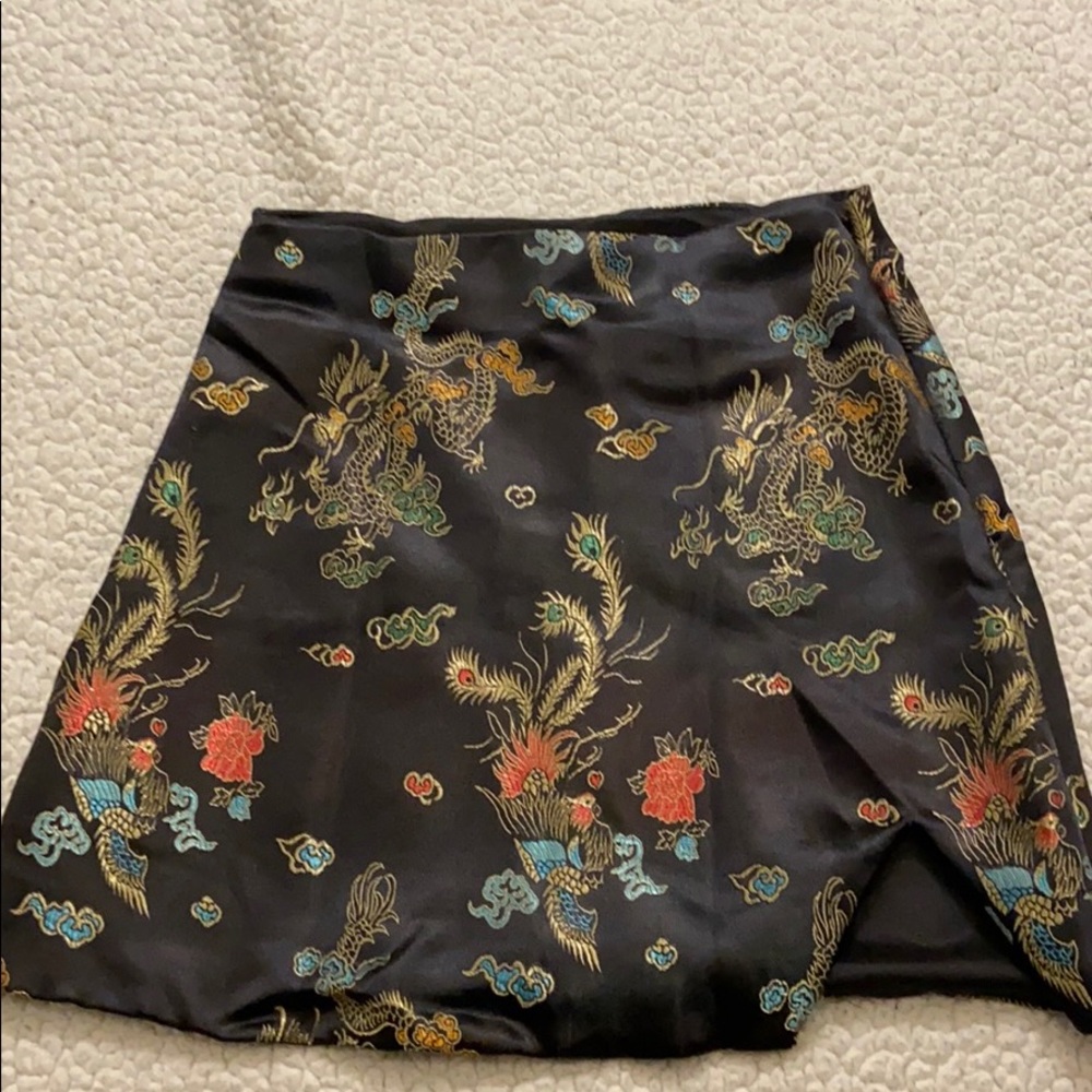 Omighty satin mini skirt